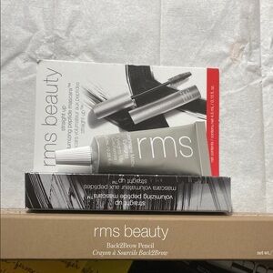 RMS Beauty mascara eyelights and brow pencil
